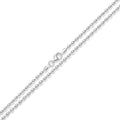 Code KUGO240 - Sterling Silver Oval Ball Chain 2.4mm