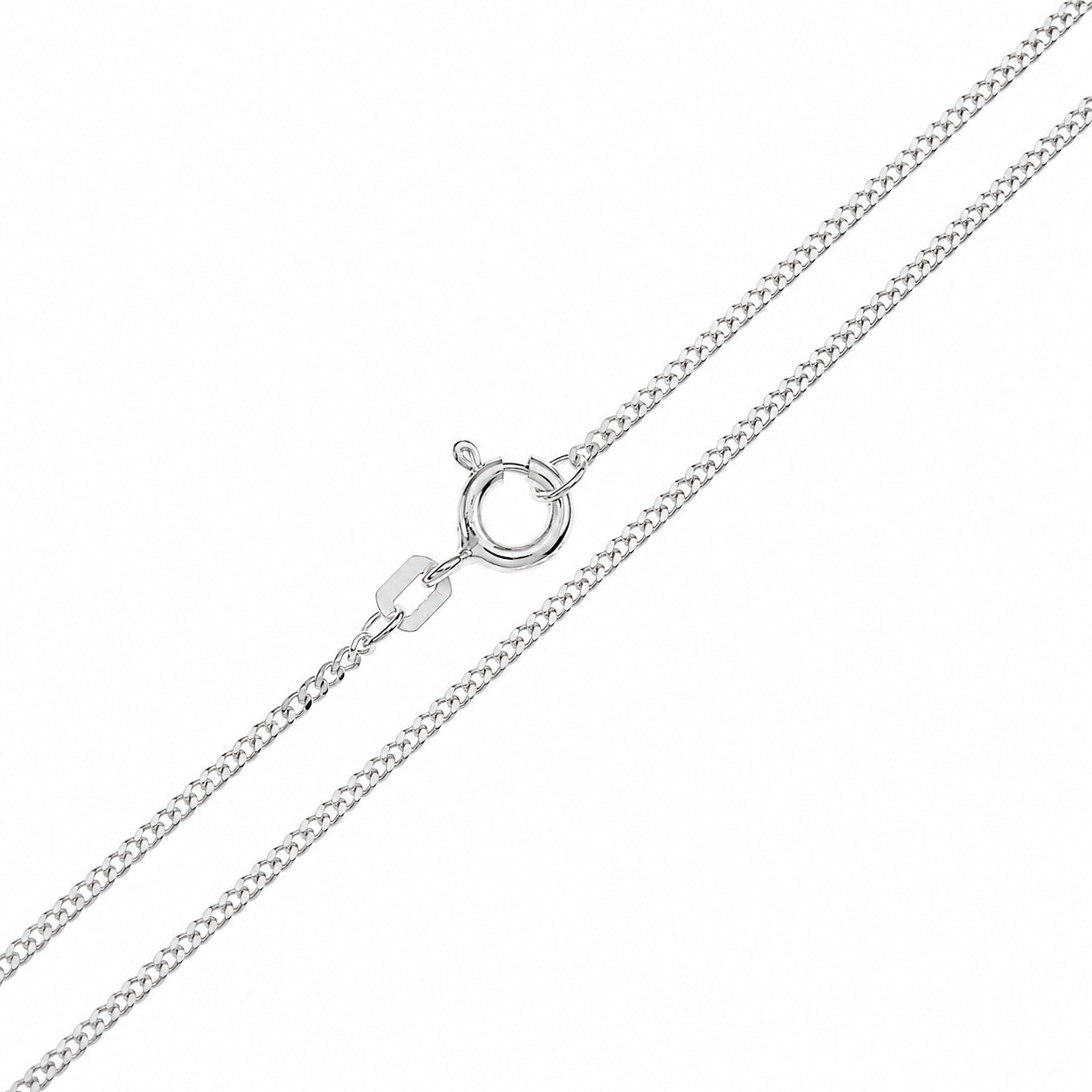Code P0408 - Sterling Silver Curb Chain 1mm Pack of 3