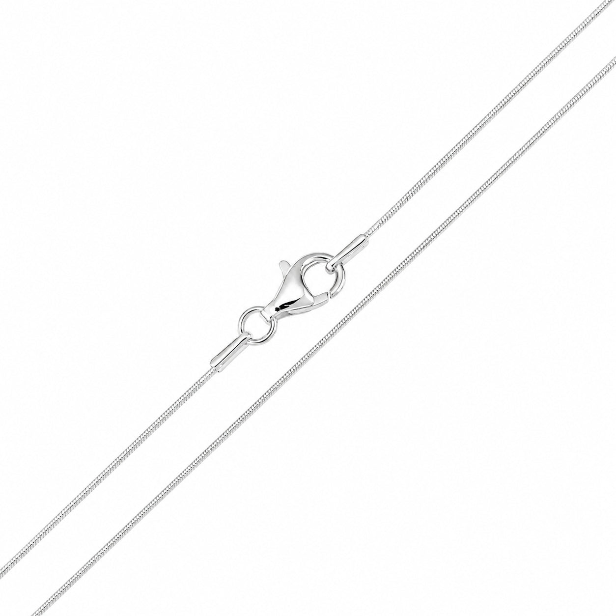 Code SL080 - Sterling Silver Snake Chain 0.8mm Pack of 3